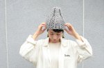 画像1: 2目ゴム編みニット帽キット+輪針付き / あのね毛糸 (1)