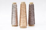 画像1: 「あたかも」金属のような輝き　和紙×レーヨン-ラメ糸- 40g / 100g (1)