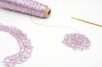 画像14: 「あたかも」金属のような輝き　和紙×レーヨン-ラメ糸- 40g / 100g (14)