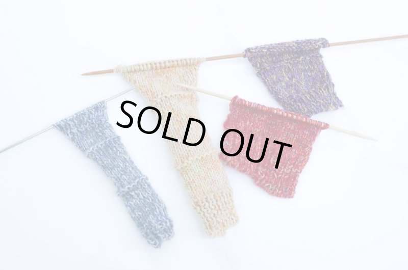 画像3: 靴下専用•一期一会糸 (むろこけひといぬうへ)100gコーン巻き/合細段染め引き揃え工業糸 (3)