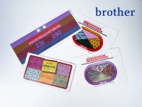 Brother・編み込み模様集10枚1セット/カードスナップ2個付き