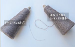 画像2: 超極細エクストラファンメリノウール100% 50g /1200m (合細-3本引き揃えタイプ50g/400mもあり)