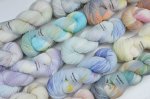 画像24: 手染め糸「またね」梳毛メリノウール100%/かせ  約100g/400m巻 (24)
