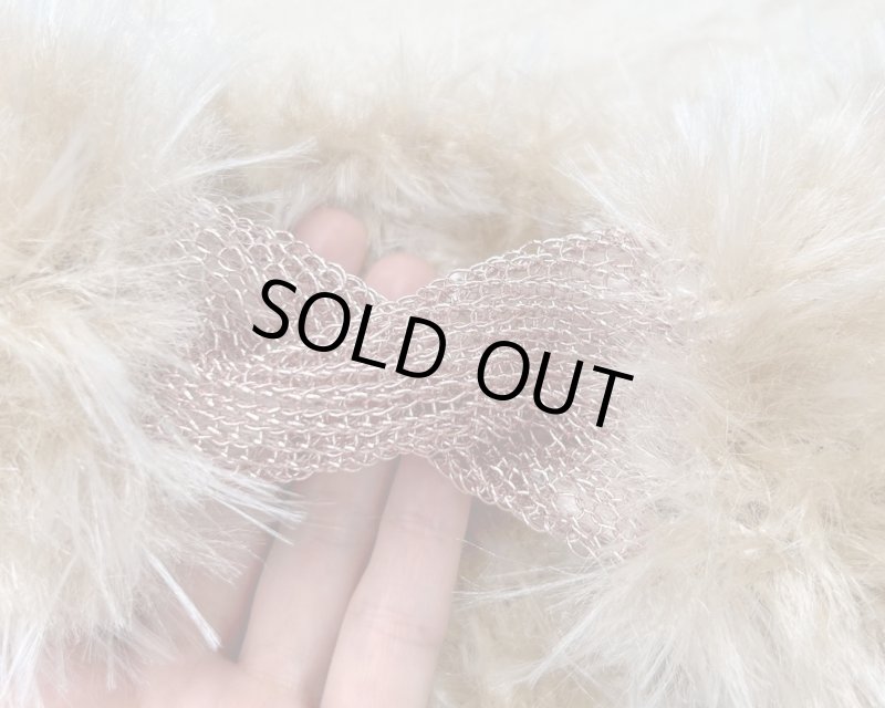 画像9: フリーパターンデータ 「そっと」「あたかも」で編む ファーヘアバンド (9)