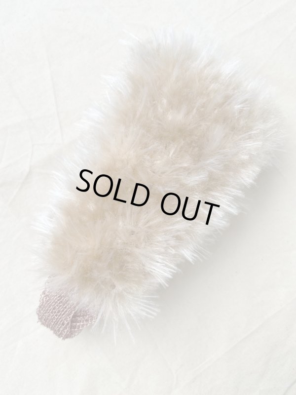 画像6: フリーパターンデータ 「そっと」「あたかも」で編む ファーヘアバンド (6)