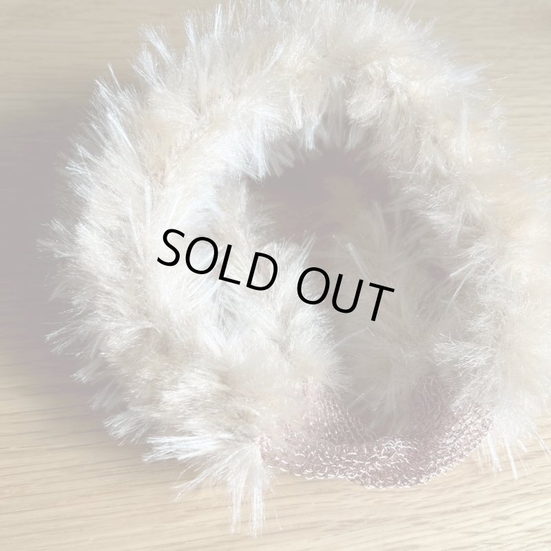 画像10: フリーパターンデータ 「そっと」「あたかも」で編む ファーヘアバンド (10)