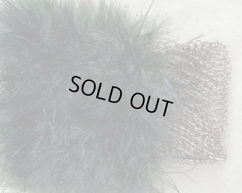 画像9: ファーヘアバンド キット／長短ミックスファーヤーン「そっと」×不思議なラメ糸「あたかも」 (9)