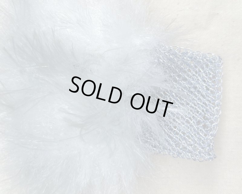 画像7: ファーヘアバンド キット／長短ミックスファーヤーン「そっと」×不思議なラメ糸「あたかも」 (7)