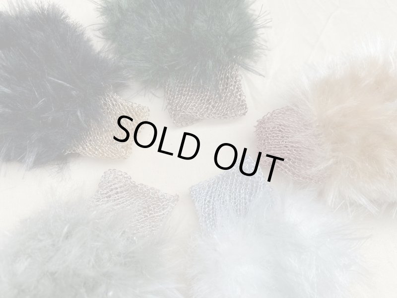 画像7: フリーパターンデータ 「そっと」「あたかも」で編む ファーヘアバンド (7)