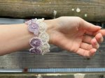 画像4: フリーパターンデータ 〇△アクセサリー 　使用糸「あたかも」 (4)