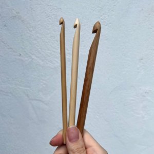 画像1: seeknit 竹製・片かぎ針
